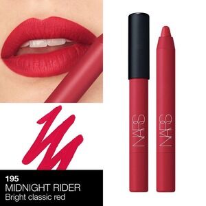 NARS Powermatte High Intensity Lip Pencil Midnight Rider 195 Matte 0.08oz NEW